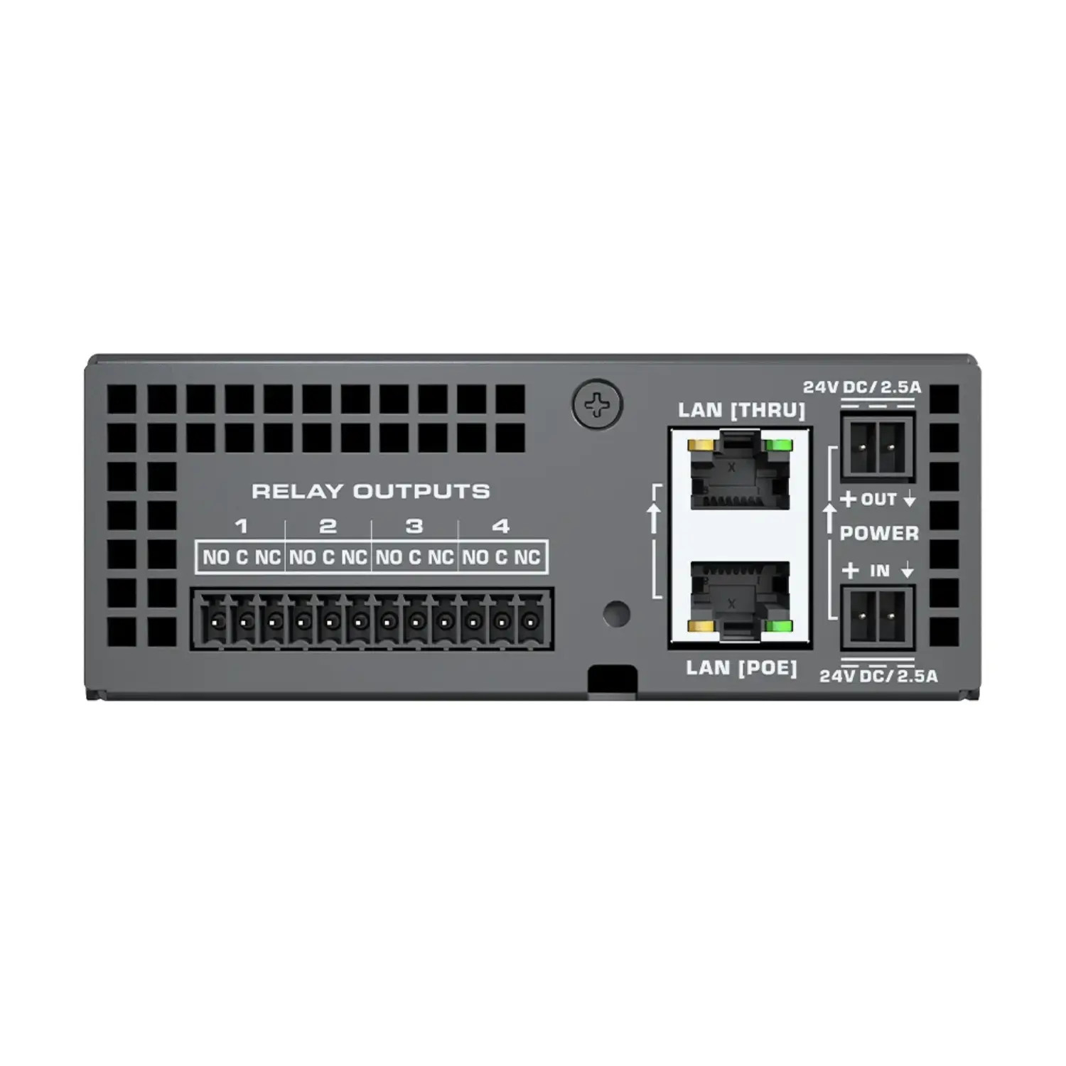 QSC QIO-LVR4 Q-SYS 4 Low-Voltage Relay Port Control I/O Expander