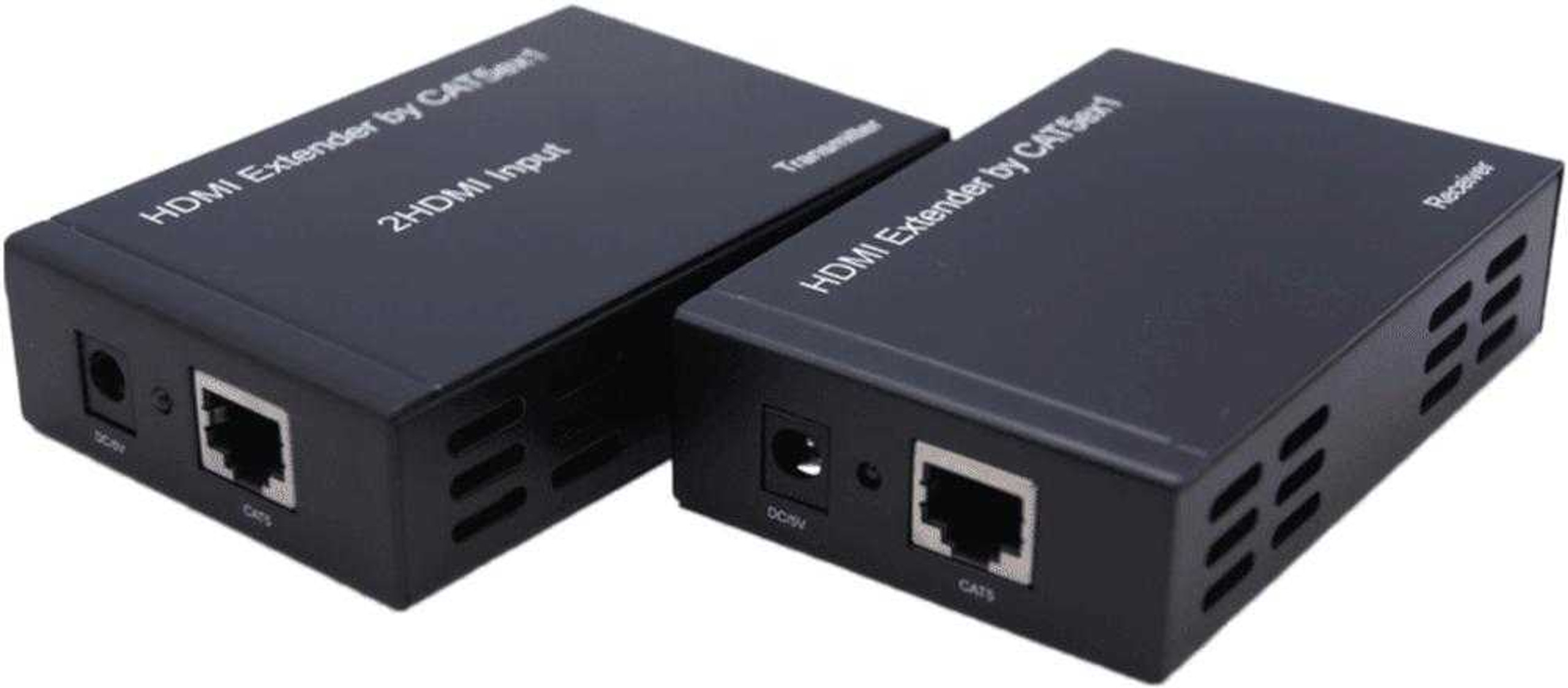 HDMI to CAT5 Adapter to 100 Feet w/Audio, EDID & HDMI Loopout, WolfPack