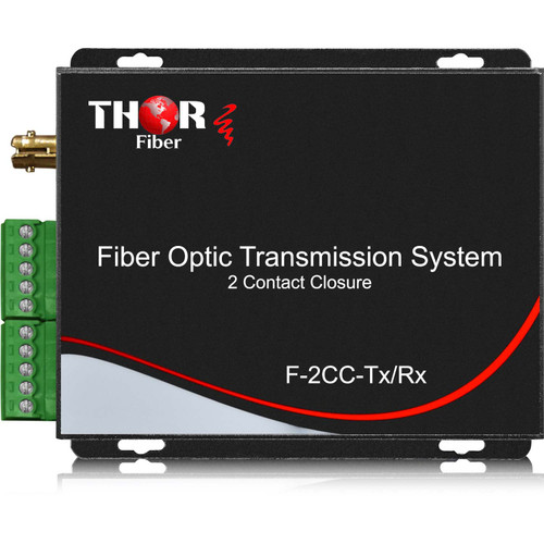 Thor Broadcast F-2CC-TxRx 2 Contact Closure or TTL over Fiber
