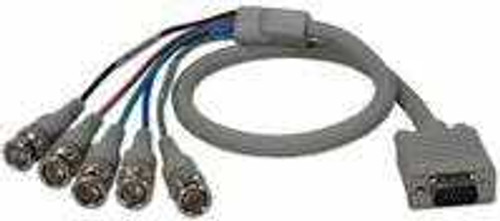1080p VGA to 5 BNC Component Video Breakout Cable