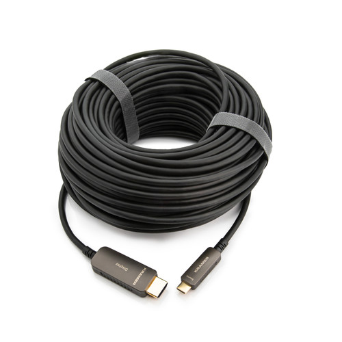 Kramer CP-AOCU/CH-15 Active Optical Plenum USB C to HDMI Cable -15ft