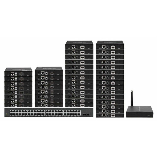 4K 16x28 HDMI Matrix Over Wireless LAN with iPad App