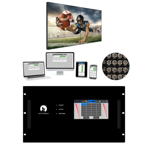 16x28 SDI Matrix Switch with a Video Wall Function & Apps