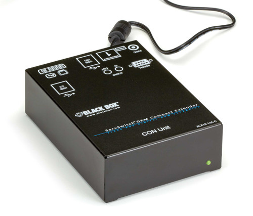 Black Box ACX1R-14A-C KVM Receiver DVI-D USB RS232 Audio USB 2.0 CATx