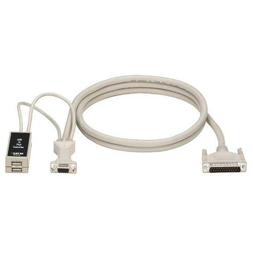 Black Box EHNUSB-0010 KVM User Cable DB25 VGA USB 10FT