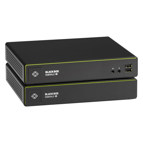 Black Box EMD4000-KIT 4K DisplayPort IP KVM Ext Kit Single-Head V-USB 2.0 Audio VMA