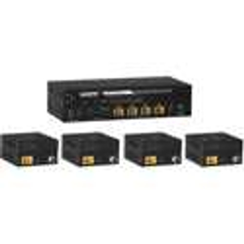 KanexPro KAN-SP-HDPOC1X4 HDMI 1x4 Distribution Amplifier POC with 60M Range