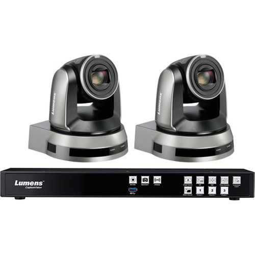 Lumens VC-A51PNB IP PTZ Camera w/NDI, 20x 1080p 60 fps (Black)