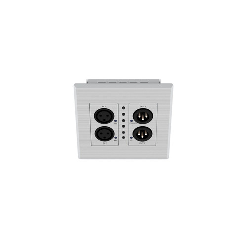 Blustream DA22XLR-WP-US Line / MIC 2+2 XLR Dante® Audio Wall Plate US