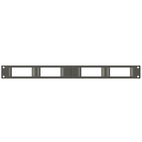 Front View of a WolfPack™ Rack Mount Kit for 4-Apple TVs