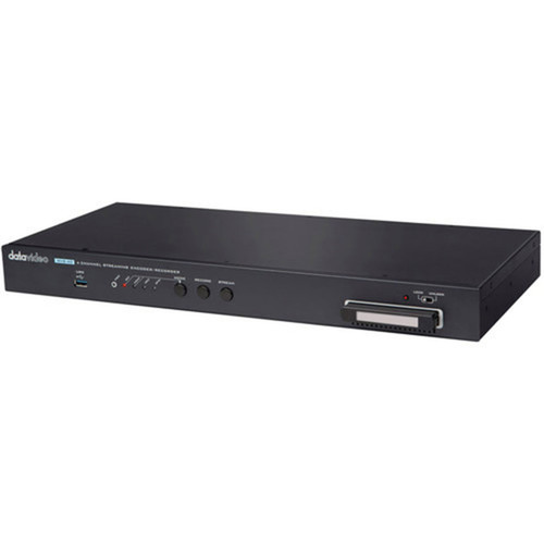 Datavideo NVS-40 4-Channel Streaming Encoder and Recorder (1 RU) - B-Stock & Open Box