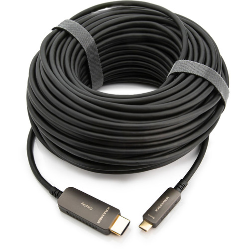 Kramer CLS-AOCU/CH-50 Active Optical 4K USB Type C Male to HDMI Male Cable