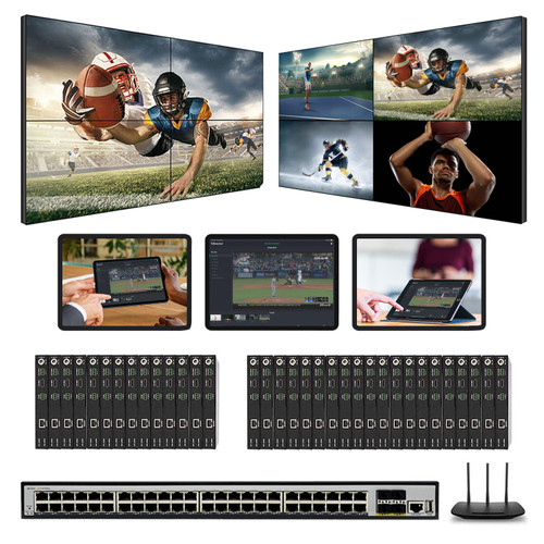 1080p 14x20 HDMI Over LAN Matrix Switcher w/Real Time iPad Video Preview