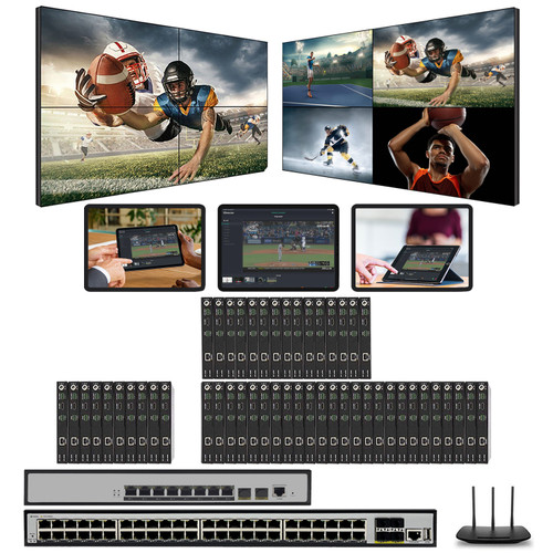 1080p 10x40 HDMI Over LAN Matrix Switcher w/Real Time iPad Video Preview