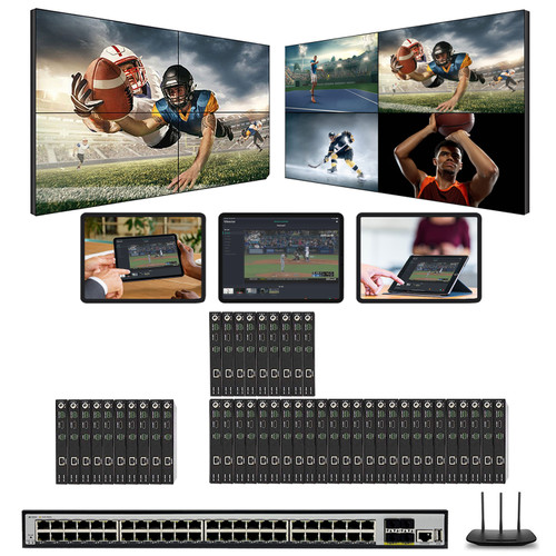 1080p 10x34 HDMI Over LAN Matrix Switcher w/Real Time iPad Video Preview