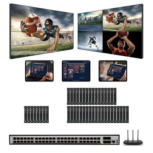 1080p 8x36 HDMI Over LAN Matrix Switcher w/Real Time iPad Video Preview
