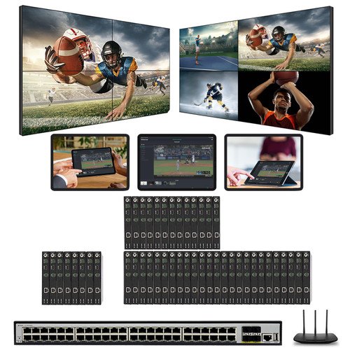 1080p 8x38 HDMI Over LAN Matrix Switcher w/Real Time iPad Video Preview