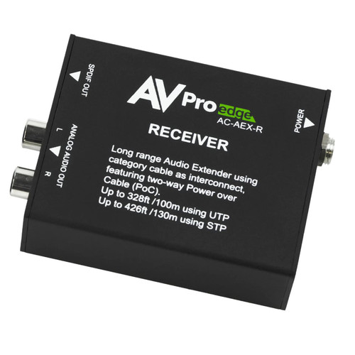 AVPro Edge AC-AEX-R 100M Uncompressed Audio Receiver