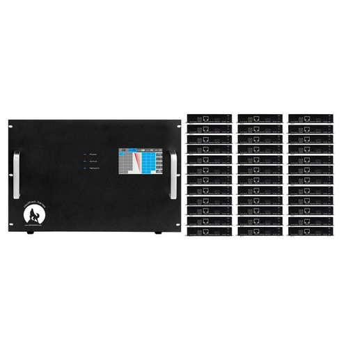 WolfPack 4K 30 Hz 1x36 HDMI HDBaseT Splitter w/36-HDBaseT Receivers & Out Control to 330'