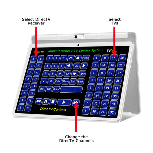 WolfPad DirecTV Tablet TV Control System