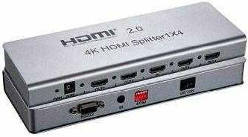 4K 1x4 HDMI 2.0 Splitter with EDID Management