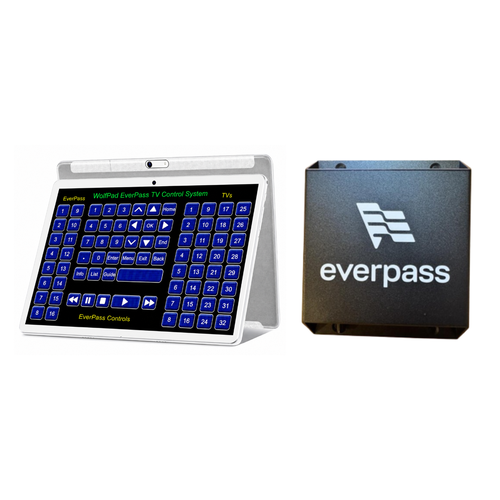 WolfPad Everpass, DirecTV, DISH, Cable Box, Firestick & AppleTV & Roku Tablet Control Systems with Floor Plan