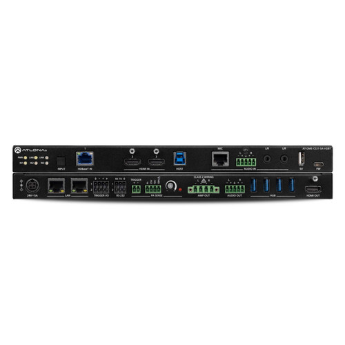 Atlona AT-OME-CS31-SA-HDBT 3-Input HDBaseT & HDMI Switcher, Mixer Amplifier & USB Hub