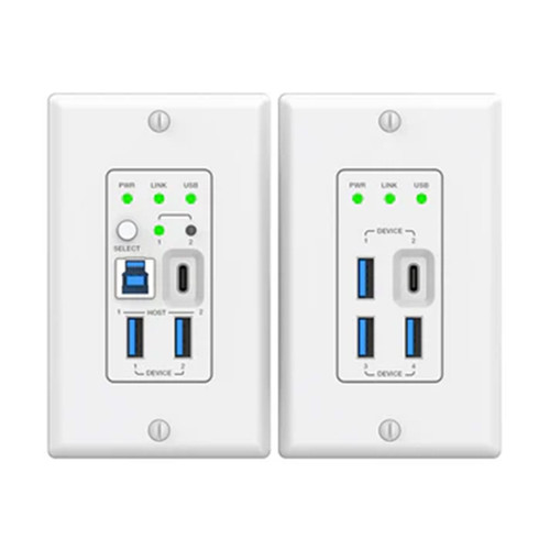 DVDO Xtend-USBC-USB-WW-1 2-Host USB-C & USB 3.2 Gen 1 100m Extender over HDBaseT