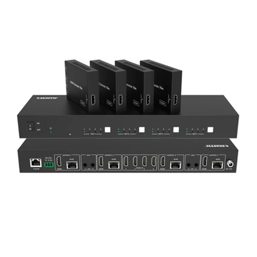 DVDO Matrix-44-CAT 4K 4x4 HDMI Matrix Switcher with Mirrored Category Outputs