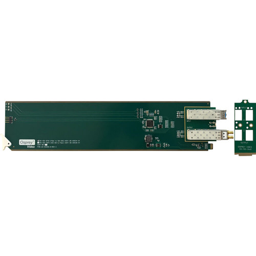 Osprey OG-12G-2FSC Dual Single-Mode LC Fiber to Dual-Channel 12G-SDI Converter Card