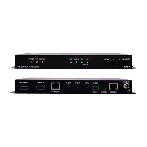 Kramer KDS-8 Zero Latency 4K HDR SDVoE Video Streaming Transceiver over Copper