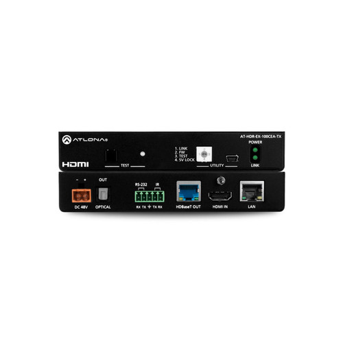 Atlona AT-HDR-EX-100CEA-TX 4K HDR HDBaseT Transmitter With Control & Ethernet