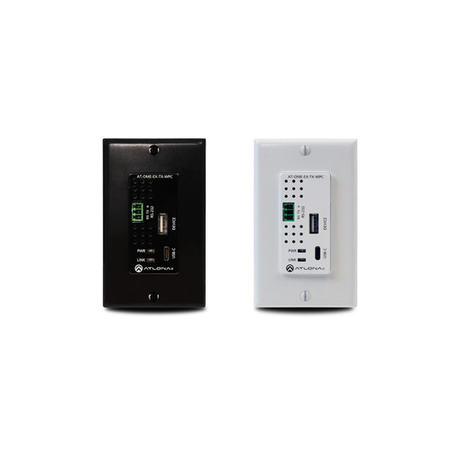 Atlona AT-OME-EX-TX-WPC Wallplate HDBaseT Transmitter With USB-C Input & USB Hub