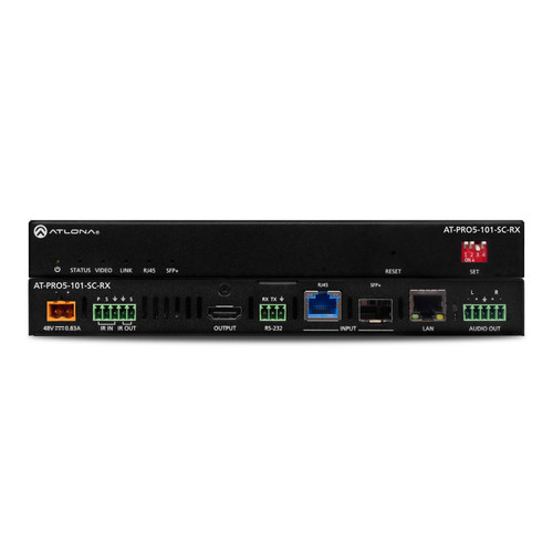 Atlona AT-PRO5-101-SC-RX 4K HDR SDVoE Receiver With Scaler For PRO5 Matrix Switcher
