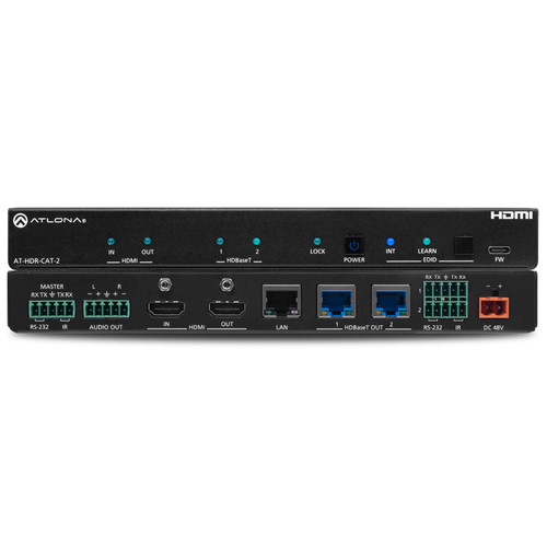 Atlona AT-HDR-CAT-2 2-Output 4K HDR HDBaseT Distribution Amplifier