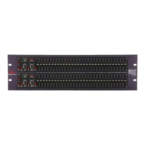 DBX DBXIEQ31-M 2-Channel 31-Band, Graphic Equalizer with AFS
