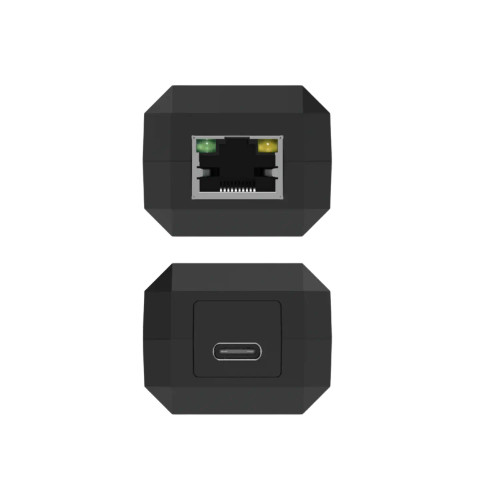 Zenty ZT-525 Dante 2x2 PoE Dongle with USB-C Input