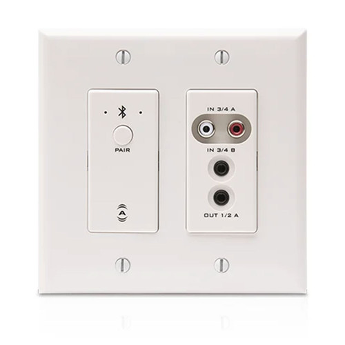 QSC unD6IO-BT Dante™ Networked Audio Wall Plate (Attero Tech)