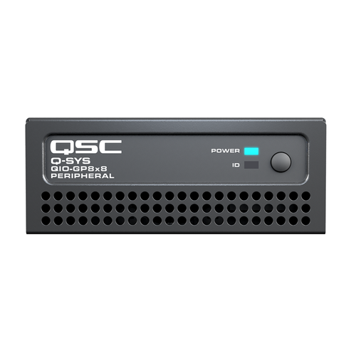 QSC QIO-GP8x8 Q-SYS Network 8 Logic I/O Expander