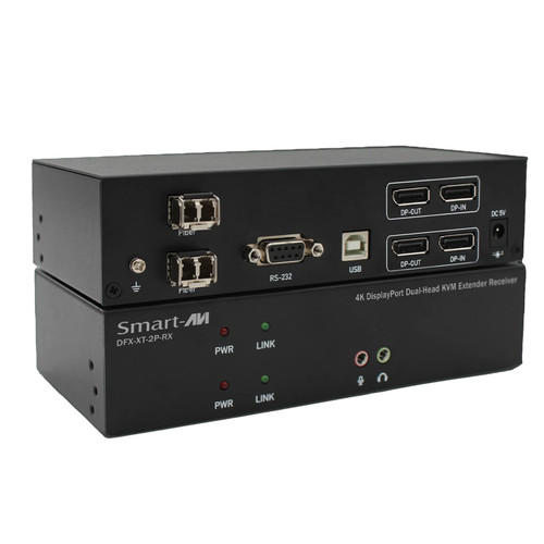 Smart-AVI DFX-XT-2P-S 2 HDMI, USB 2.0, Audio via Dual Fiber Extender