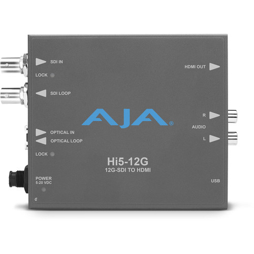 AJA Hi5-12G 4K/UltraHD (12G-SDI) to HDMI 2.0 Converters