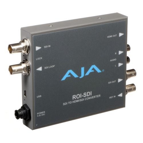 AJA ROI-SDI 3G-SDI to HDMI/3G-SDI Scan Converter with ROI Scaling