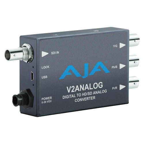 AJA V2Analog HD/SD-SDI to Analog Mini-Converter
