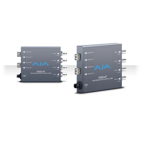 AJA FiDO-4T-MM 4-Channel 3G-SDI to Multi-Mode LC Fiber Transmitter