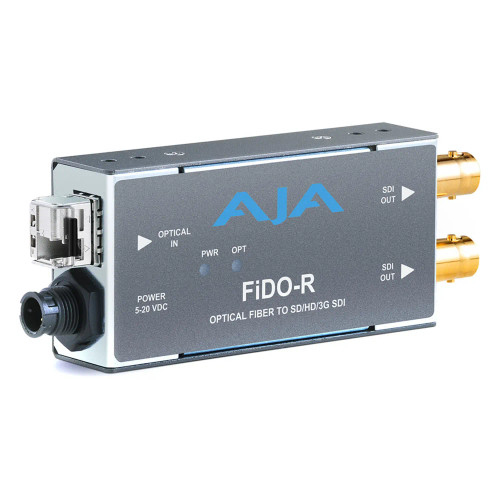 AJA FiDO-R-MM 1-Channel Multi-Mode LC Fiber to 3G-SDI Receiver
