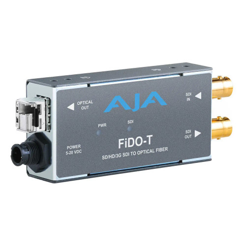 AJA FiDO-T-MM 1-Channel 3G-SDI to Multi-Mode LC Fiber Transmitter
