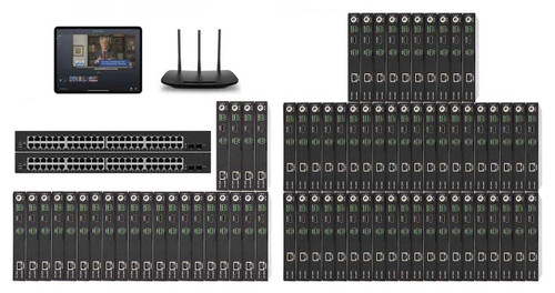 POE 24x50 HDMI Over IP Matrix Switcher w/iPad Real Time Video Preview