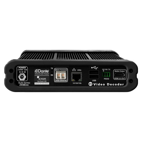 ZeeVee Z4KF2XS-DAU/Z4KF2XS-DAU-AA ZyPer4K-XSE Fiber Decoder with Dante & Icron