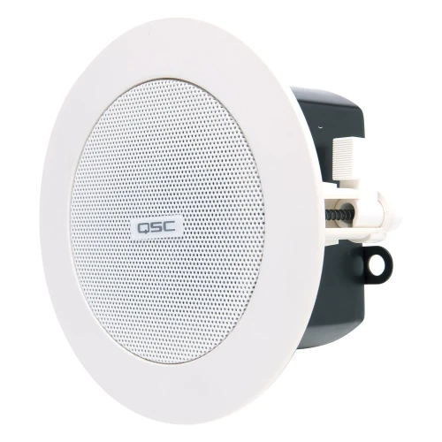 QSC AD-C.SAT-WH 2.75 Inch Small-Format Passive Ceiling Satellite Loudspeakers (White, Pair)