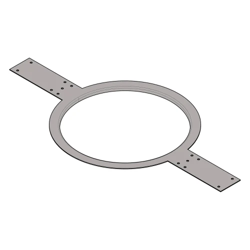 QSC AC-MR8 Flanged Mud Ring Pre-Installation Brackets for AC-C8T Loudspeaker (6-Pack)